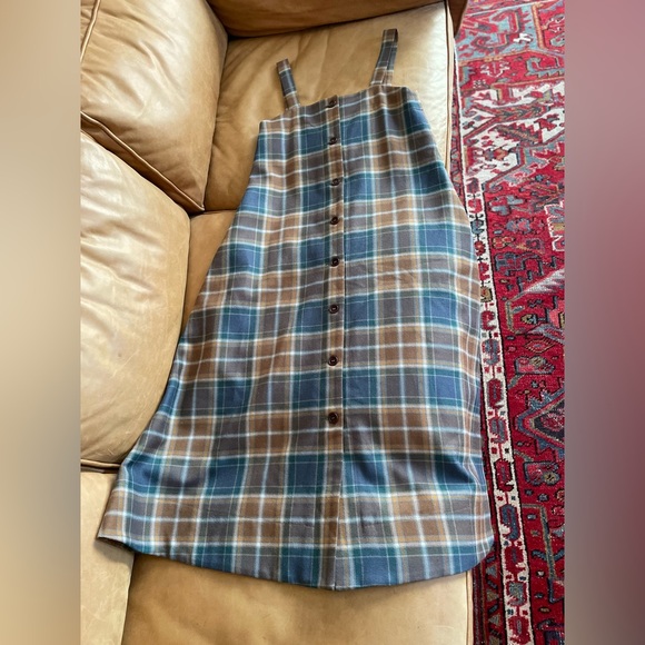 🇬🇧 Cawley Studios wool lined pinafore dress - Picture 9 of 13